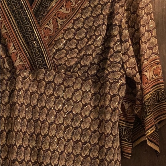 EUC-Blouse/Top In Earth-tones in size 30-32 - Picture 8 of 8